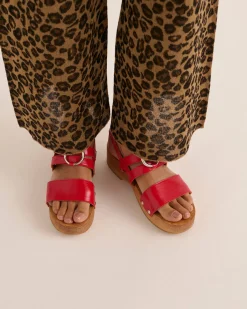 Balzac Paris Sandales Lysia Rouge Online
