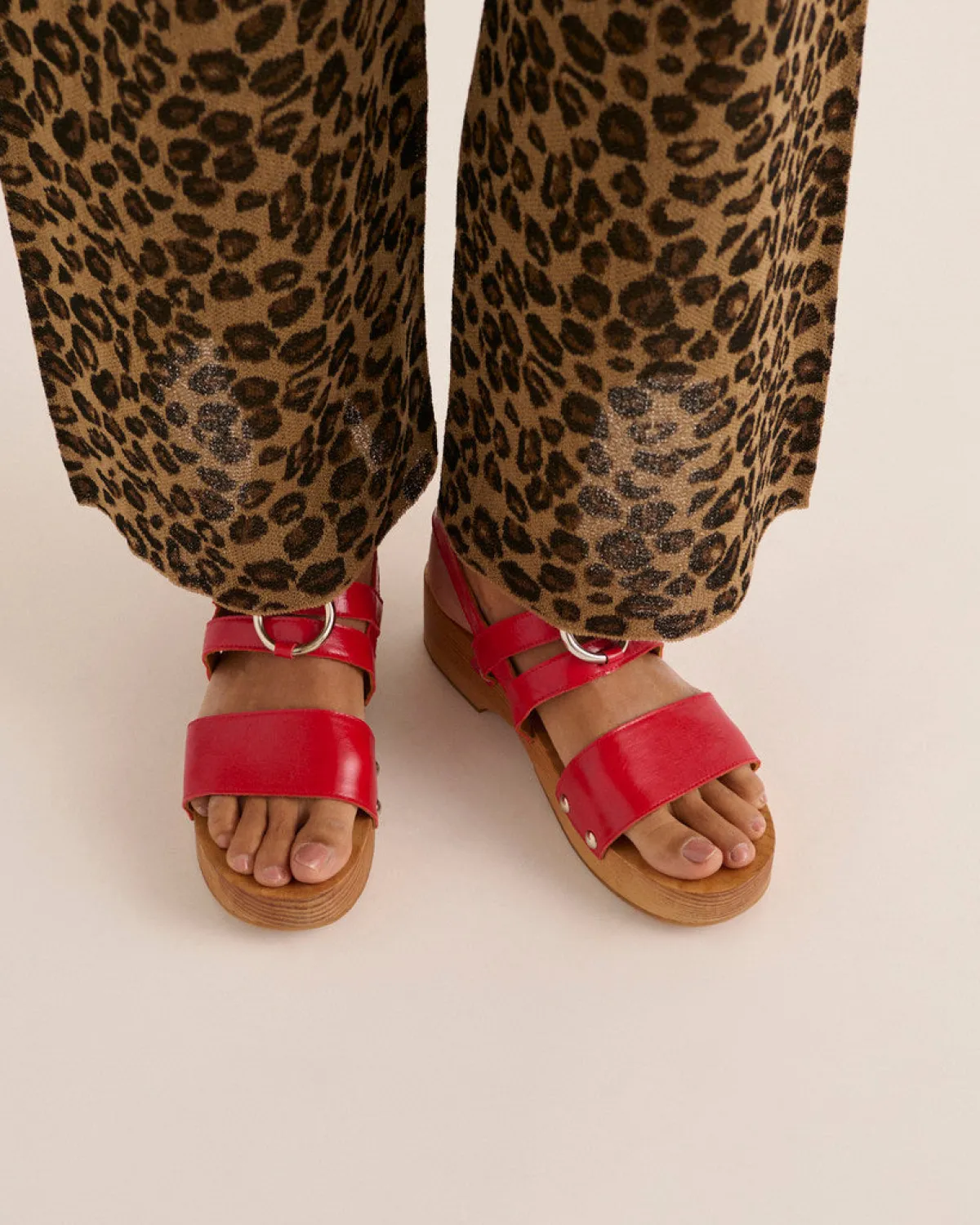 Balzac Paris Sandales Lysia Rouge Online