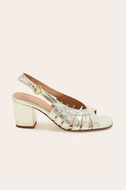 Balzac Paris Sandales Prudence Doré Best Sale
