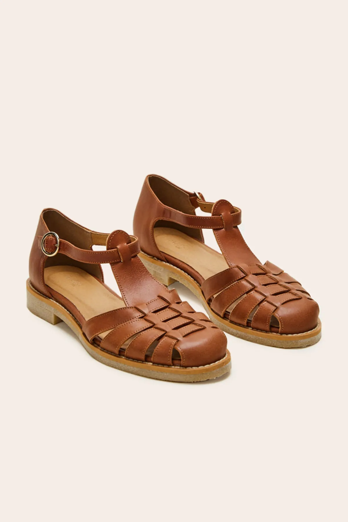Balzac Paris Sandales Théoline Camel Fashion