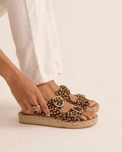 Balzac Paris Sandales Tournesol Moucheté sable Discount