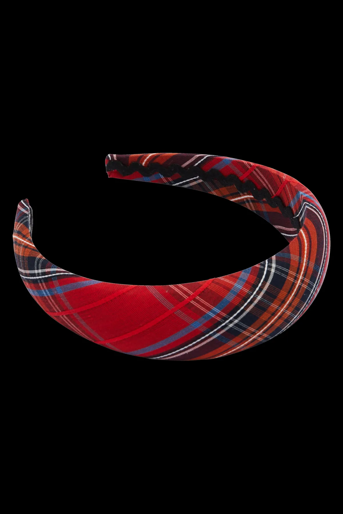 Balzac Paris Serre tête Nelly Tartan rouge Cheap