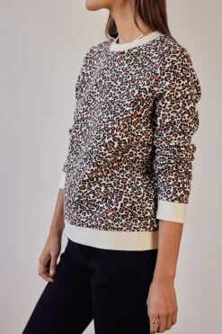 Balzac Paris Sweat-shirt Ignace léo Léopard Best