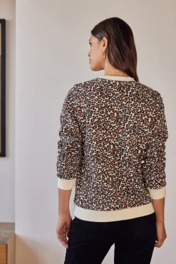 Balzac Paris Sweat-shirt Ignace léo Léopard Best