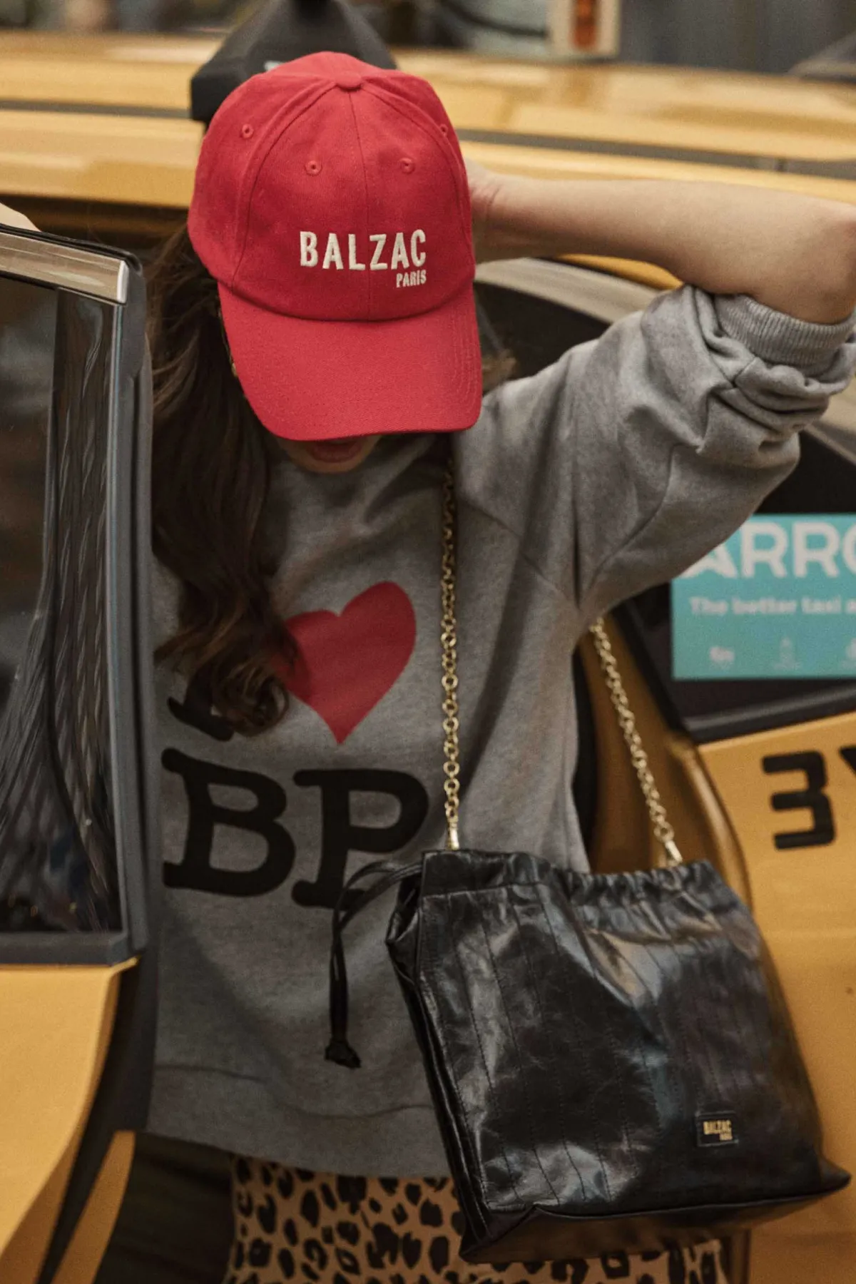 Balzac Paris Sweat-shirt Jack I love bp gris Hot