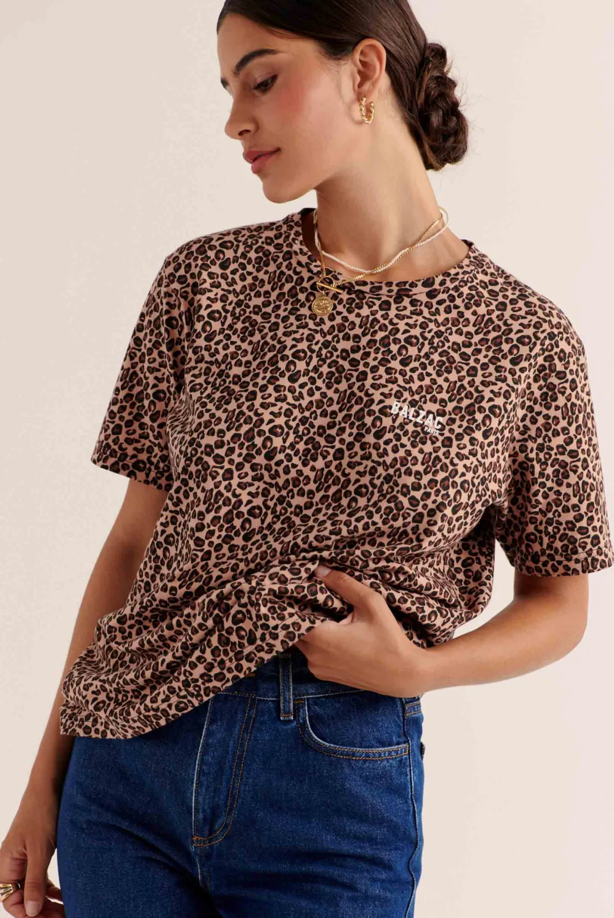 Balzac Paris Tee-shirt Bree Léopard Cheap