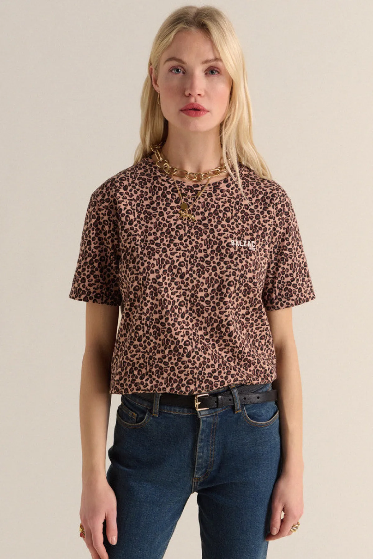Balzac Paris Tee-shirt Bree Léopard Cheap