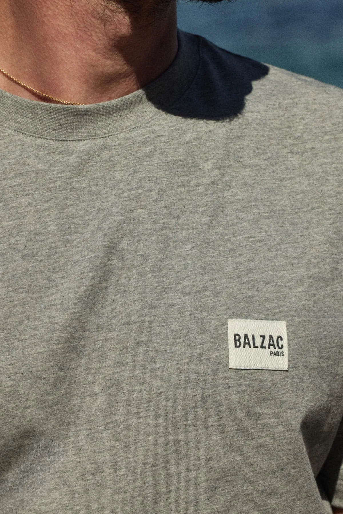 Balzac Paris Tee-shirt Martel Gris chiné Flash Sale