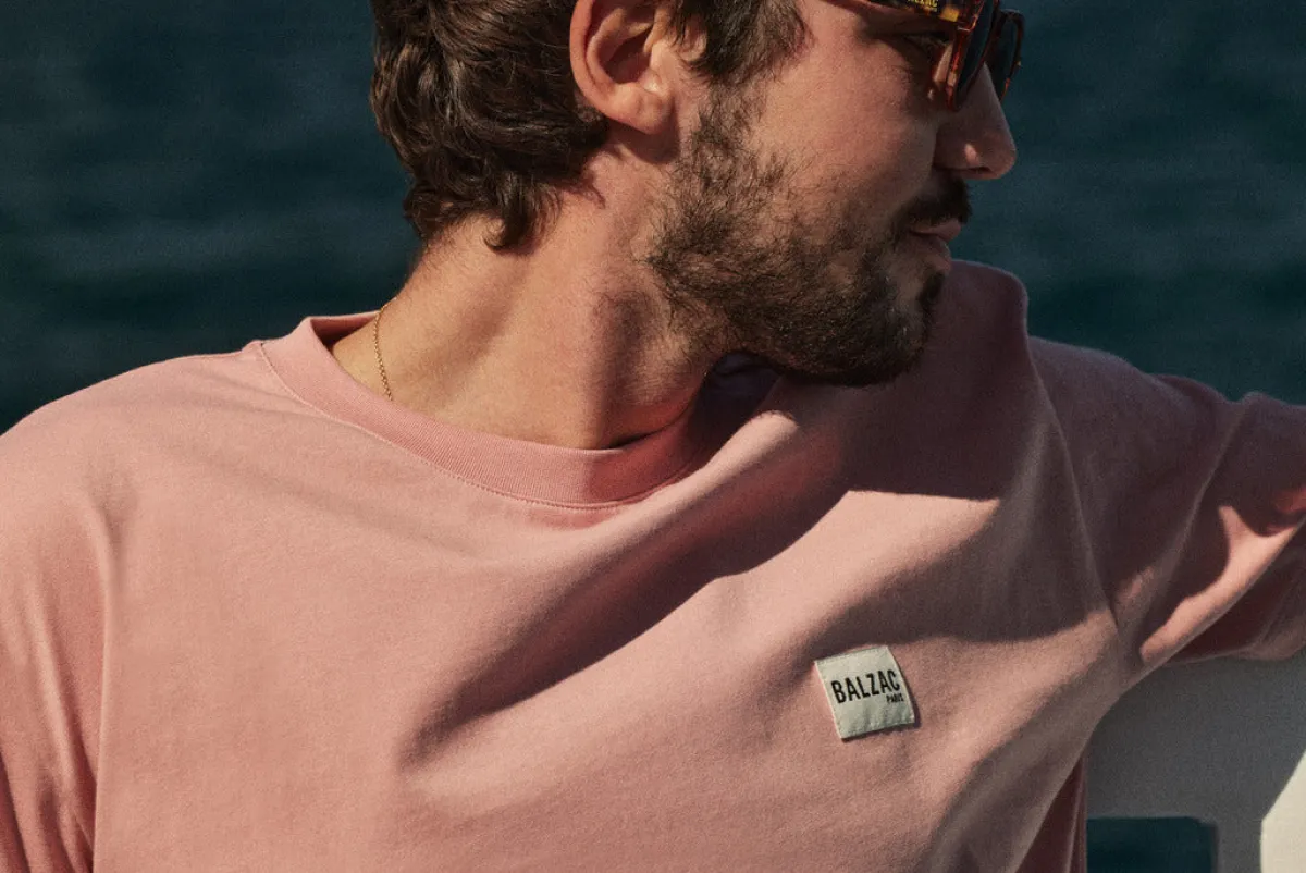 Balzac Paris Tee-shirt Martel Vieux rose Flash Sale
