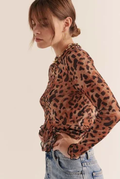 Balzac Paris Top Isabella Guépard cappuccino Best