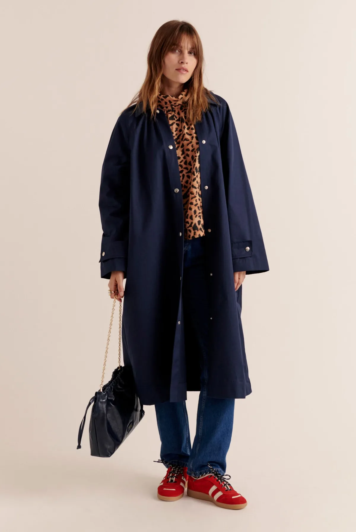 Balzac Paris Trench Galant Marine Best Sale