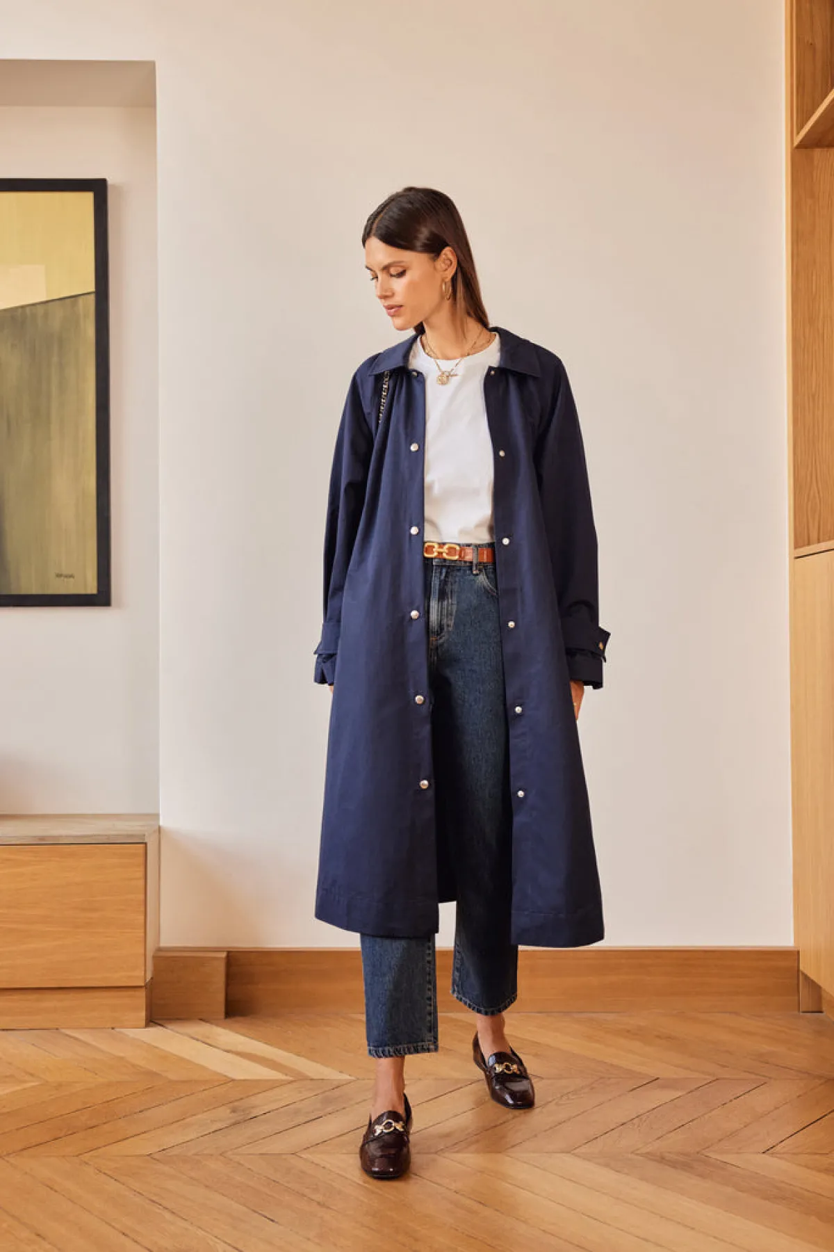 Balzac Paris Trench Galant Marine Best Sale