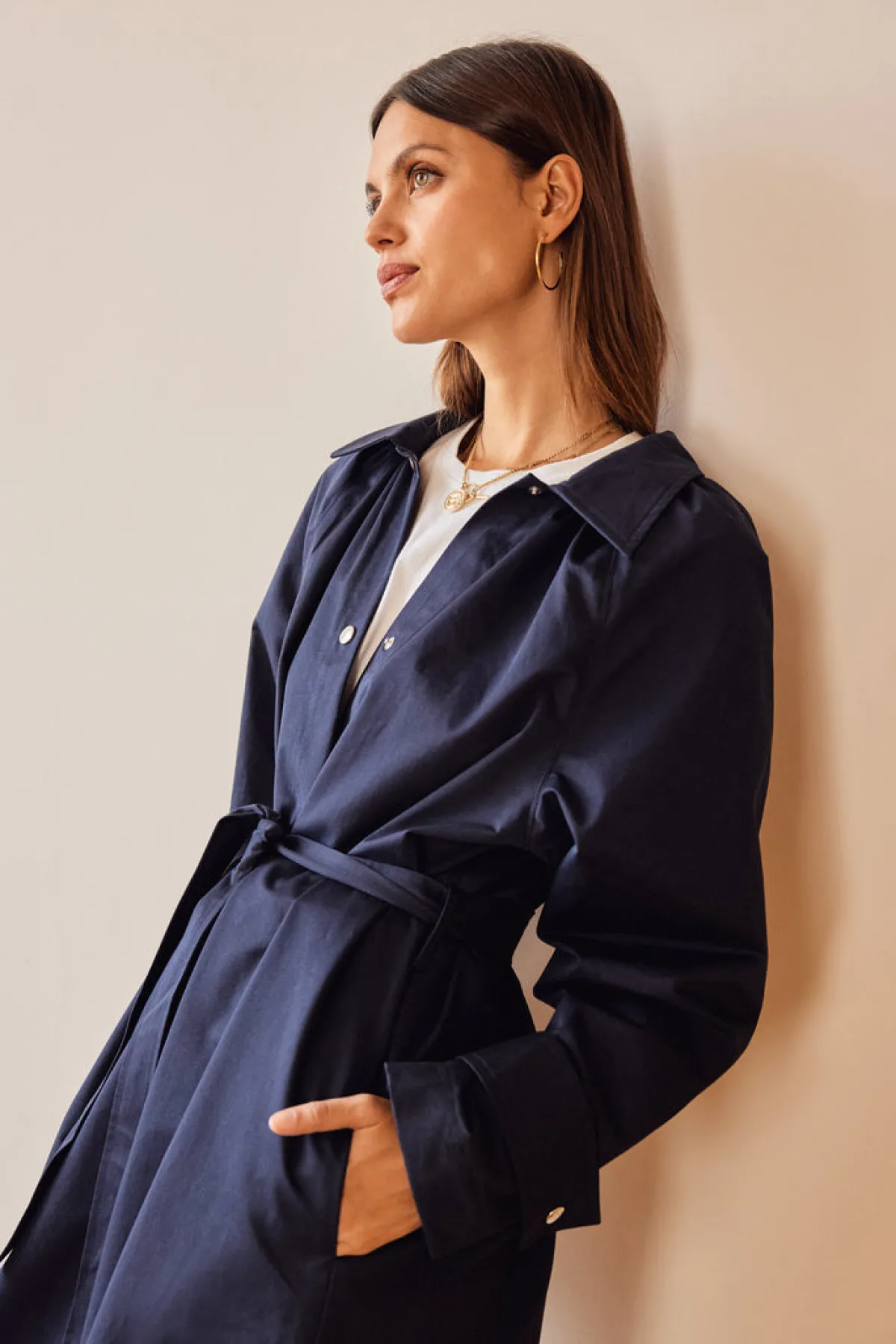 Balzac Paris Trench Galant Marine Best Sale