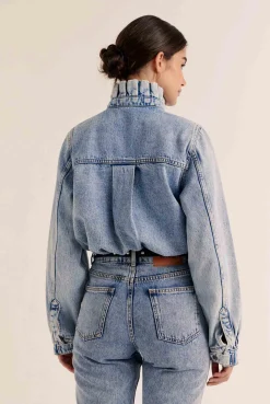 Balzac Paris Vareuse Cyrius Bleu glacier Outlet