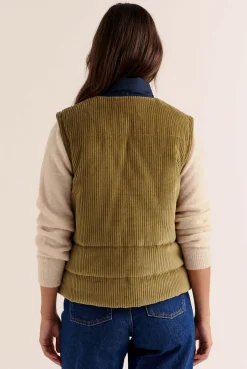Balzac Paris Veste Banquise vert mousse Vert mousse et léopard Clearance